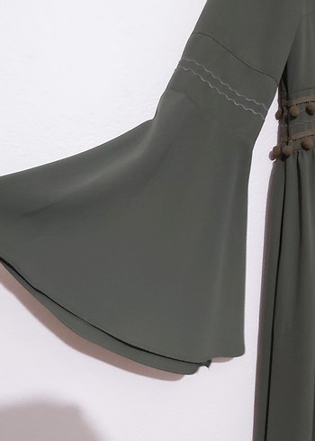 kadın uzun elbise - Görsel 5