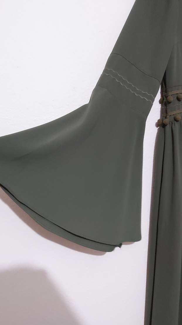 kadın uzun elbise - Görsel 5