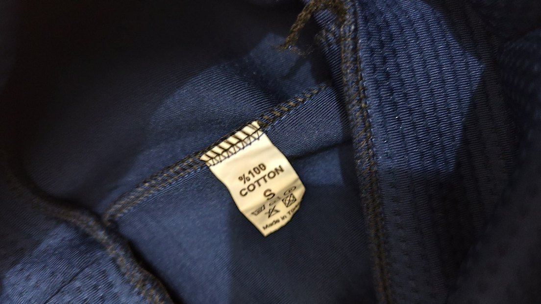 Mavi Elastik Belli Kadın Tayt - Görsel 5