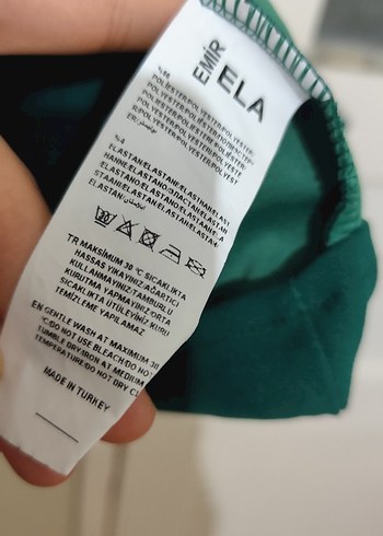 Yeşil V Yaka Midi Düğmeli Kadın Elbise - Görsel 4