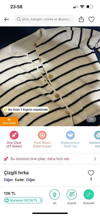 l Beden Üç ürün