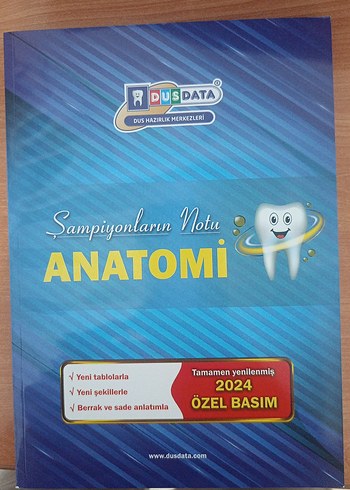 Şampiyonların Notu Anatomi 2024 Özel Basım