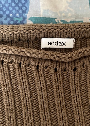 Kahverengi Örgü Kadın Kazak - Görsel 3