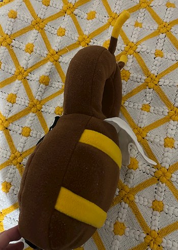 Kahverengi Nakışlı Bebek Önlüğü - Görsel 3