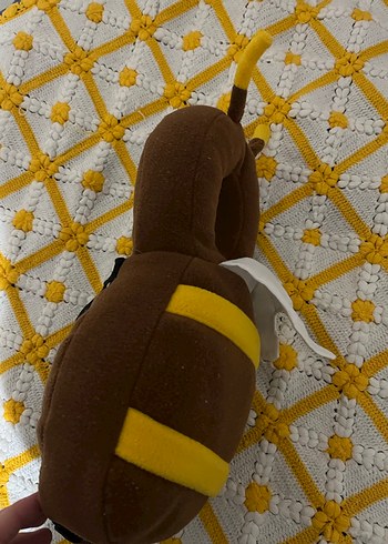 Kahverengi Nakışlı Bebek Önlüğü - Görsel 4