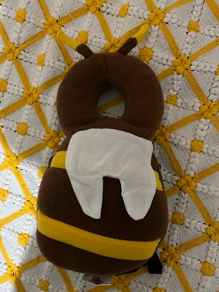 Kahverengi Nakışlı Bebek Önlüğü - Görsel 2