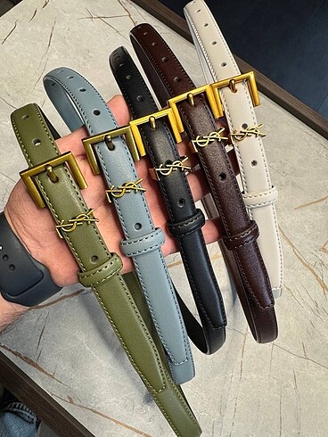 YSL İNCE DERİ KEMER 2cm