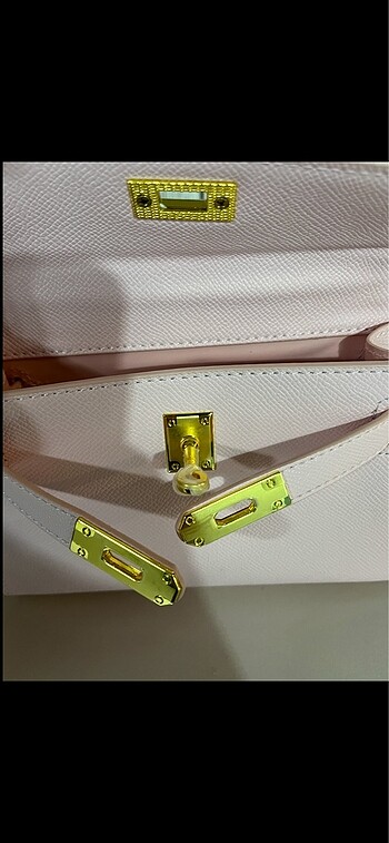 Beden pembe Renk Hermes Mini Kelly 19 cm
