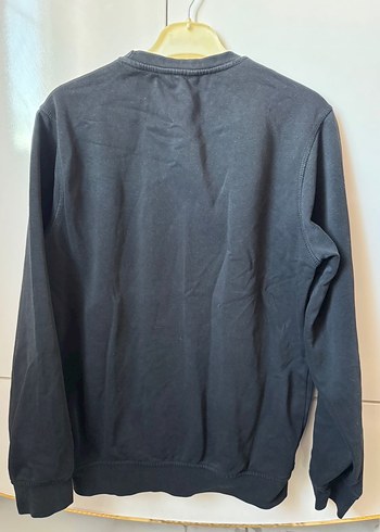 Erkek Siyah Basic Sweatshirt - Görsel 3