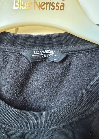 Erkek Siyah Basic Sweatshirt - Görsel 2