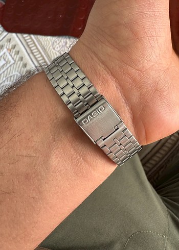 Casio Gri Vintage Dijital Erkek Saati orjinal - Görsel 4