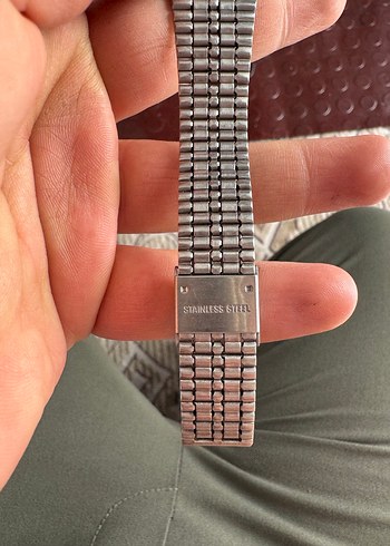 Casio Gri Vintage Dijital Erkek Saati orjinal - Görsel 6