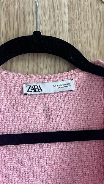 Zara Zara pembe kısa kol hırka