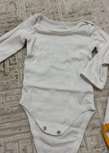 Uzun Kollu Pamuklu Bebek Body 2'li Set - Görsel 2