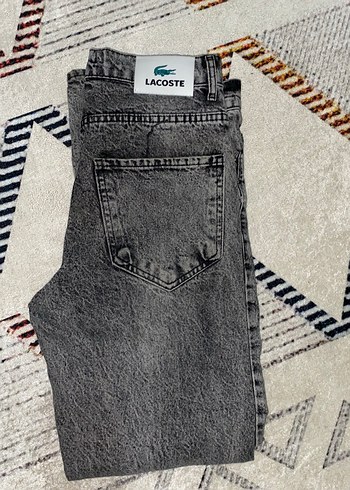 Lacoste Gri Yikamali Denim Jean
