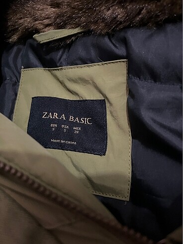 Zara ZARA KÜRKLÜ MONT