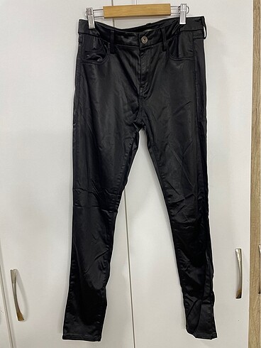 BSL FASHION Deri görünümlü jean