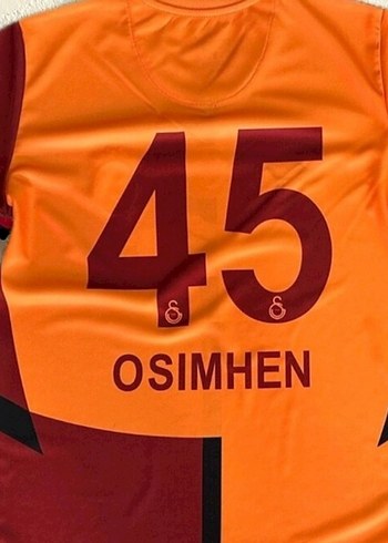 s Beden turuncu Renk GALATASARAY Osimhen Forması SIFIRDIR.