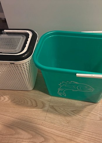 Turkuaz Taşınabilir Balık Kovasi - Görsel 2