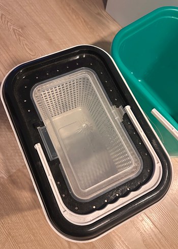 Turkuaz Taşınabilir Balık Kovasi - Görsel 5