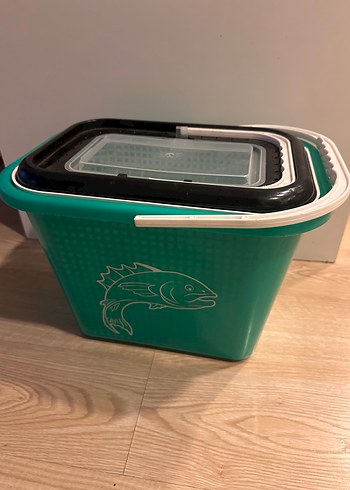 Turkuaz Taşınabilir Balık Kovasi - Görsel 3