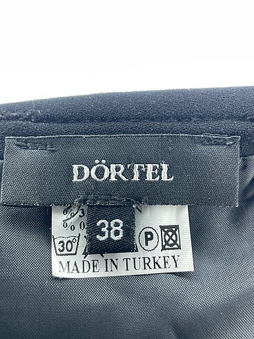 38 Beden siyah Renk DÖRTEL Midi Etek %70 İndirimli.