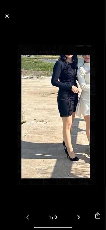 Siyah Kısa Elbise