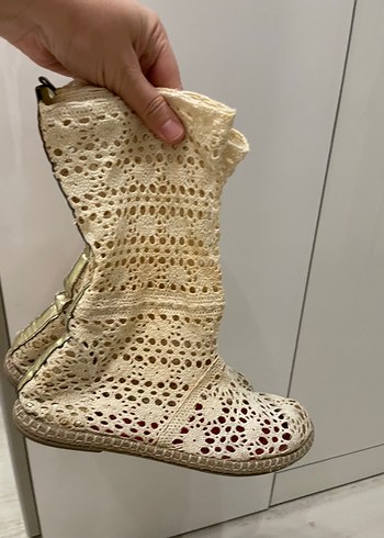 Dantel Detaylı Bohem Kadın Espadril