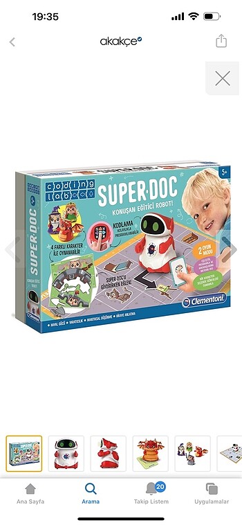 Beden Clementoni Super Doc Eğitici Robot