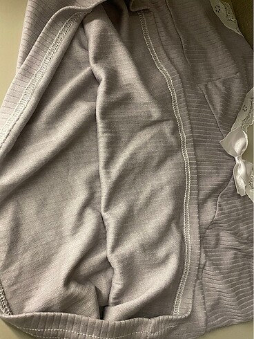 m Beden gri Renk Kurdeleli Pijama Takımı