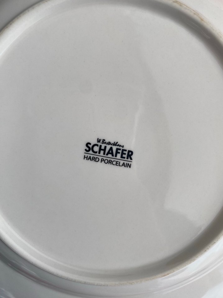 Schafer 6 kişilik pasta tabağı ve kek fanusu - Görsel 4