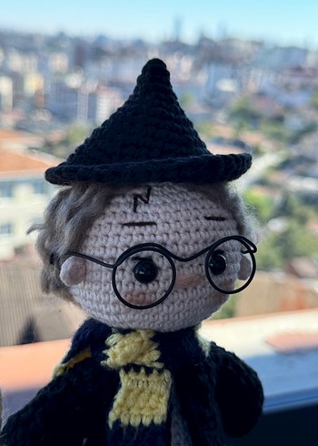  Beden Renk Gri Örgü Harry Potter Figürü