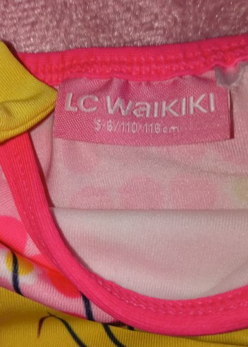 Pembe Tweety Desenli Kız Çocuk Mayo - Görsel 2