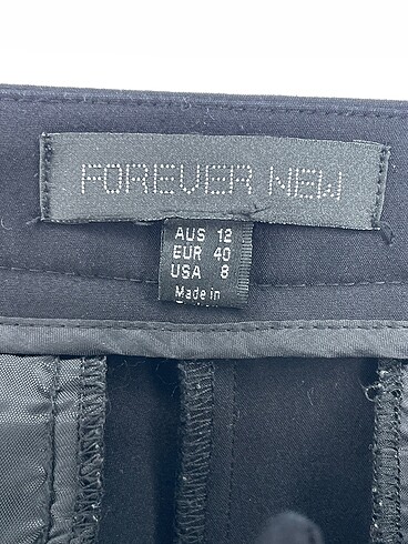 40 Beden siyah Renk Forever New Düz Kesim %70 İndirimli.