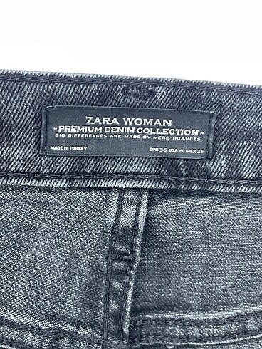 36 Beden siyah Renk Zara Jean / Kot %70 İndirimli.