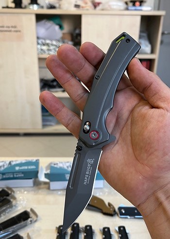 HAPSBUGS Gri Katlanır Bıçak - Görsel 3