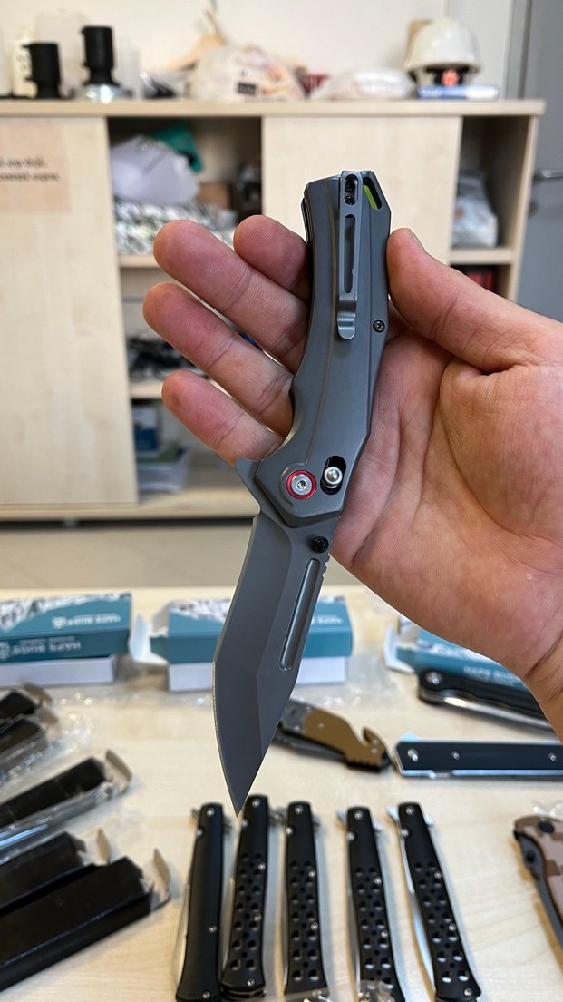 HAPSBUGS Gri Katlanır Bıçak - Görsel 4