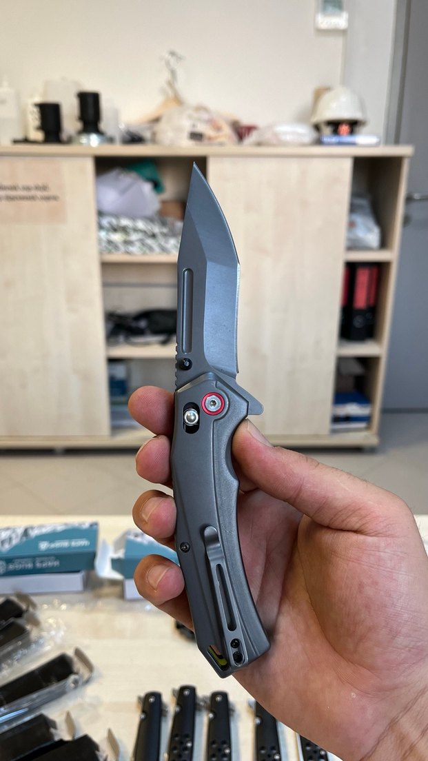 HAPSBUGS Gri Katlanır Bıçak - Görsel 2