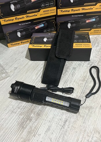 Polis feneri zoomlu fonksiyonlu El Feneri - Görsel 3