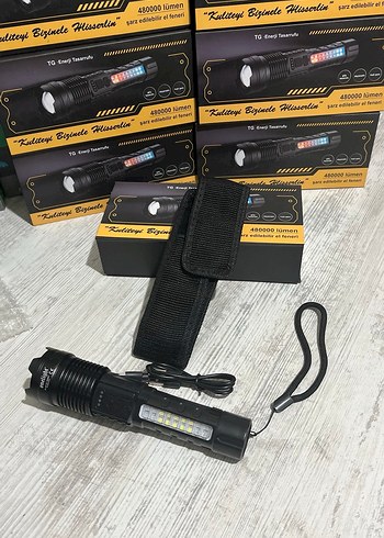 Polis feneri zoomlu fonksiyonlu El Feneri - Görsel 2