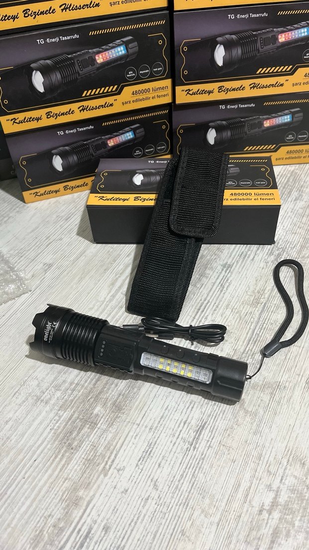 Polis feneri zoomlu fonksiyonlu El Feneri - Görsel 3