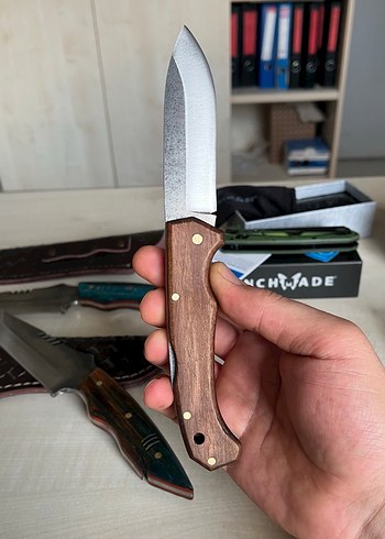 D2 Çelik avcı kampçı çakısı - Görsel 2