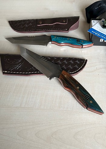 N690 çelik stabilize kabza avcı kampçı bıçağı - Görsel 6