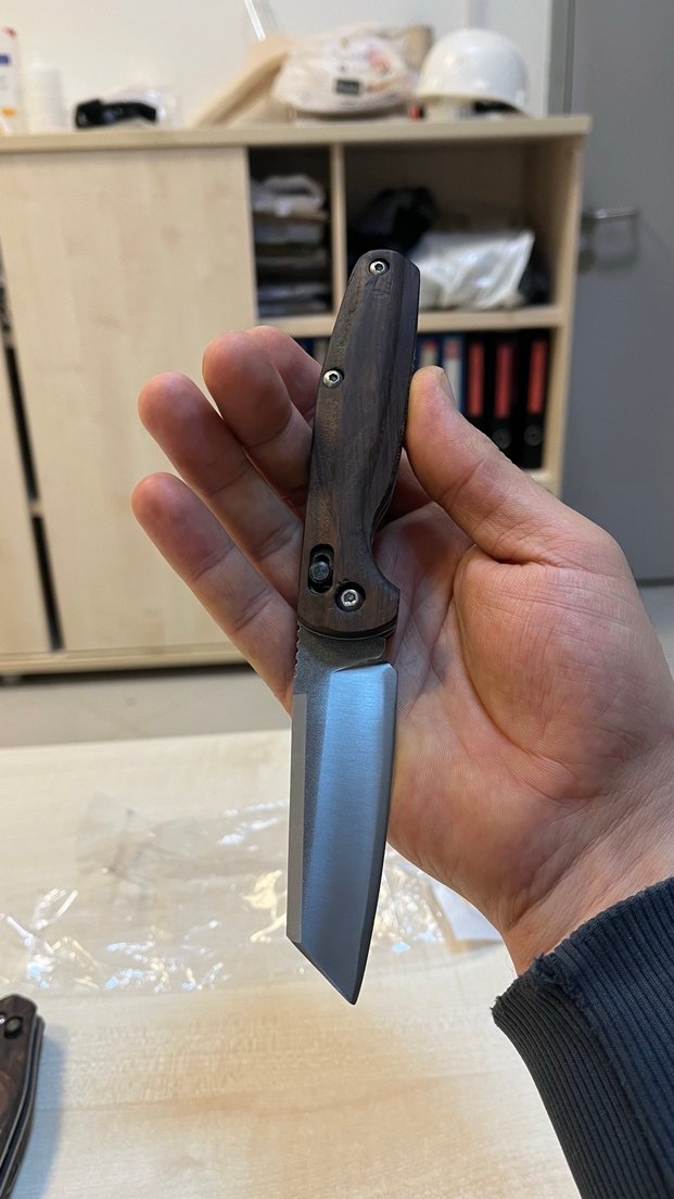 Kahverengi Ahşap Saplı Katlanır Bıçak - Görsel 3