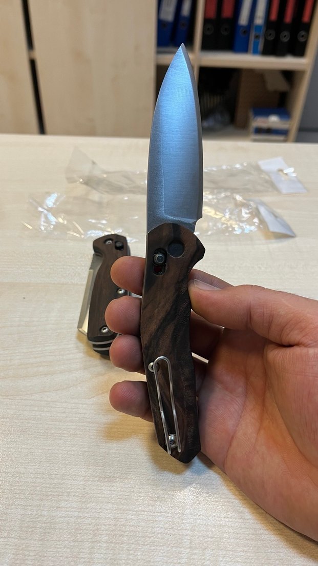 Kahverengi Ahşap Saplı Katlanır Bıçak - Görsel 2