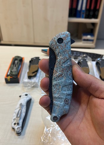 Gri Desenli Katlanır Bıçak - Görsel 3