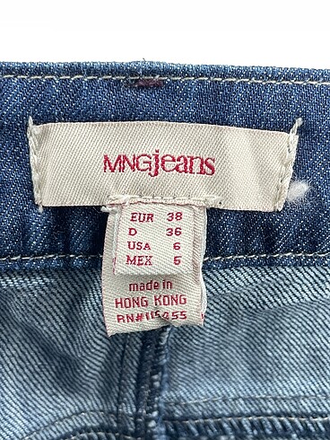 38 Beden mavi Renk Mango Jean / Kot %70 İndirimli.
