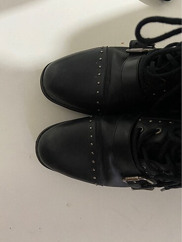 40 Beden siyah Renk Nine West Hakiki Deri Bot