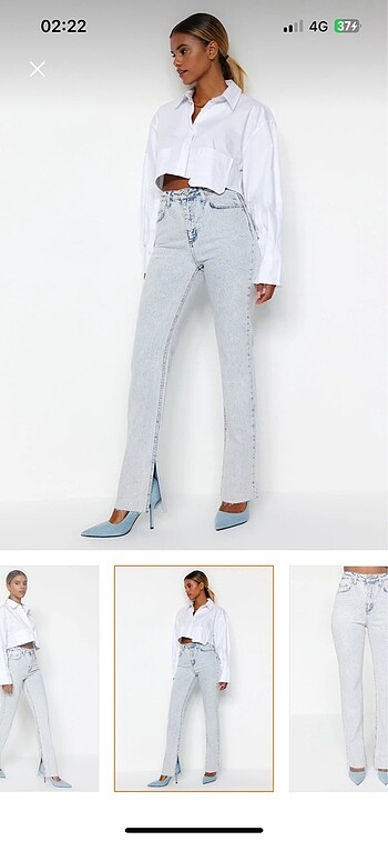 Trendyol & Milla Yüksek bel flare jean