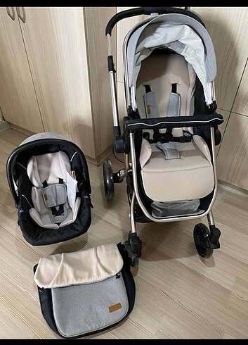 15-36 kg Beden siyah Renk PİERRE CARDİN LEGEND TRAVEL SİSTEM BEBEK ARABASI 